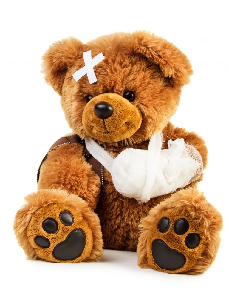 Teddy with bandage
