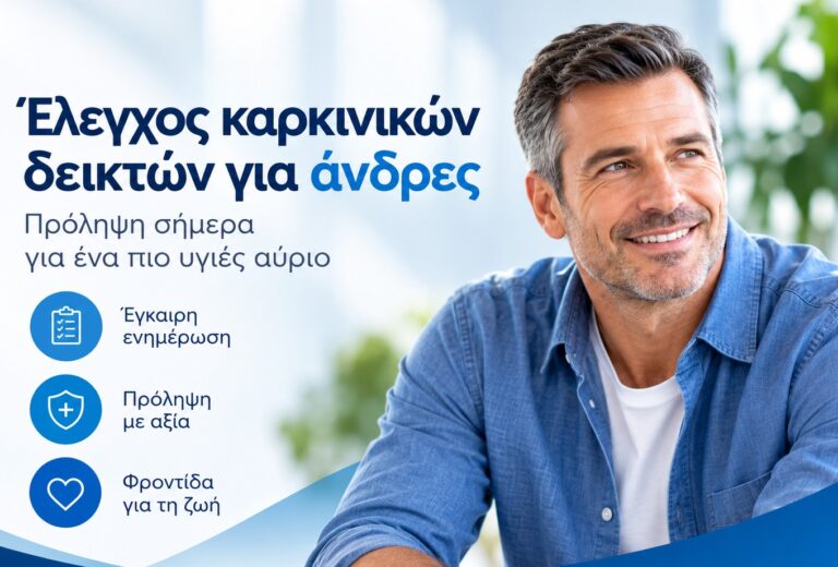 Έλεγχος Καρκινικών Δεικτών για Άντρες