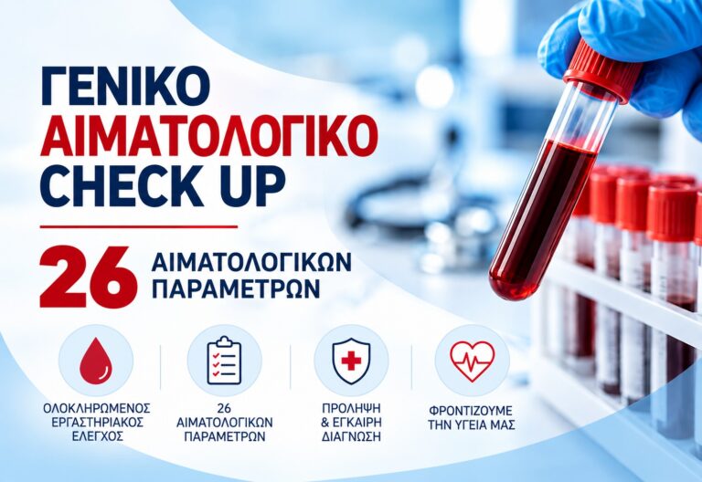 Αιματολογικό Check Up 26 Παραμέτρων